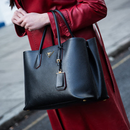 Prada Saffiano Cuir Double Bag