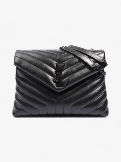 Saint Laurent Lou Lou Black Leather Medium
