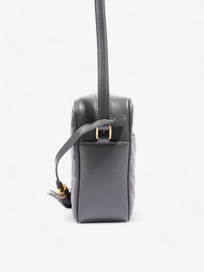 Saint Laurent Lou Monogram Camera Bag Grey Calfskin Leather