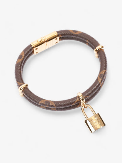 Louis Vuitton Keep It Twice Bracelet Monogram / Gold Coated Canvas 17