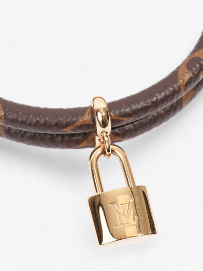 Louis Vuitton Keep It Twice Bracelet Monogram / Gold Coated Canvas 17