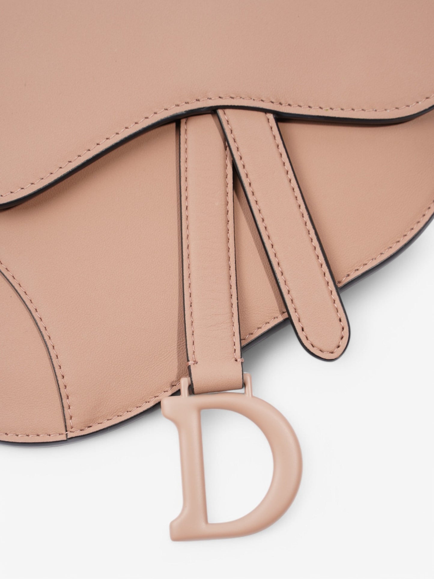 Christian Dior Saddle Belt Bag Rose Pink / Black Calfskin Leather
