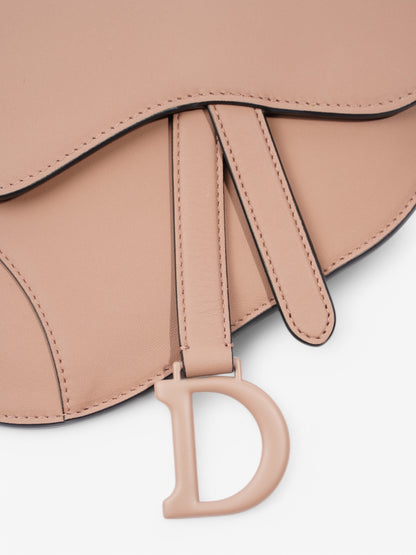 Christian Dior Saddle Belt Bag Rose Pink / Black Calfskin Leather