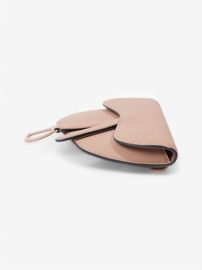 Christian Dior Saddle Belt Bag Rose Pink / Black Calfskin Leather