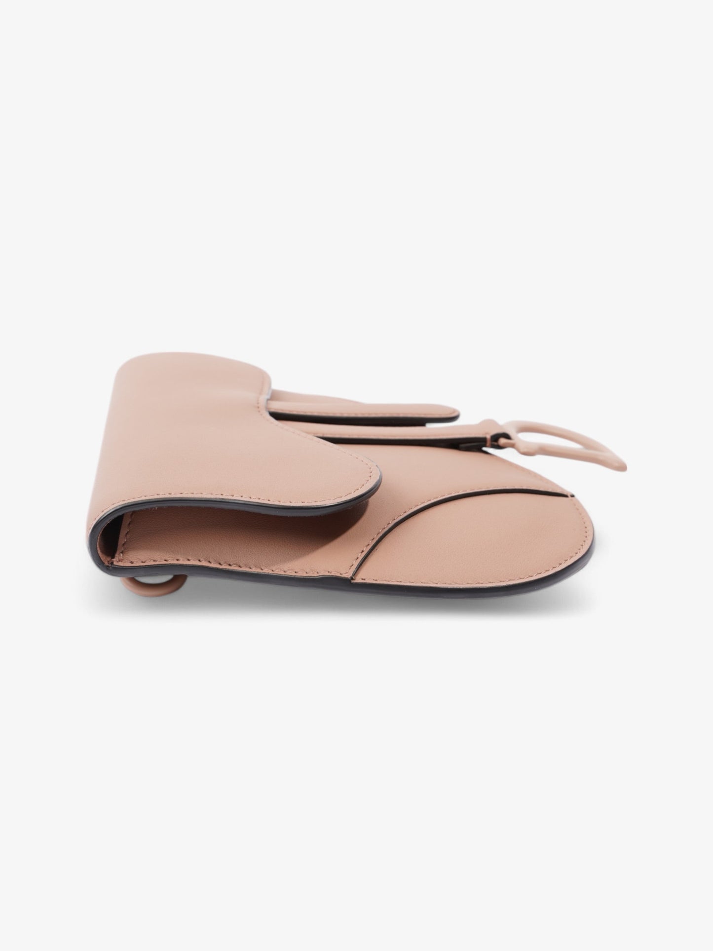Christian Dior Saddle Belt Bag Rose Pink / Black Calfskin Leather