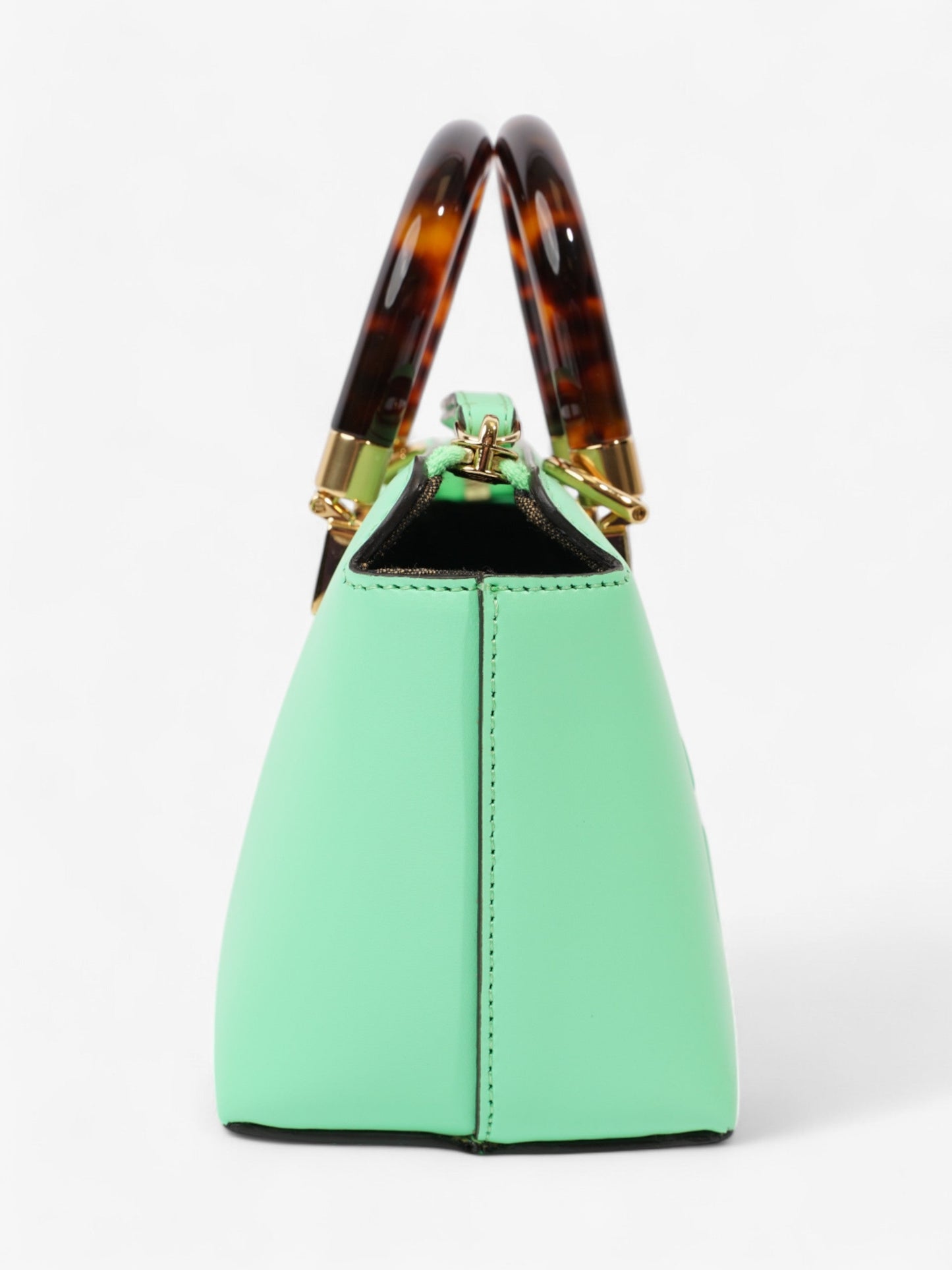 Fendi By The Way Edamame / Tortoise Leather Mini