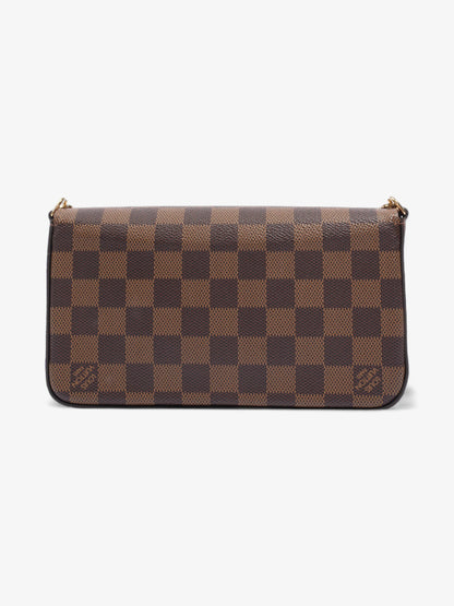 Louis Vuitton Felicie Pochette Damier Ebene Coated Canvas