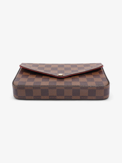 Louis Vuitton Felicie Pochette Damier Ebene Coated Canvas