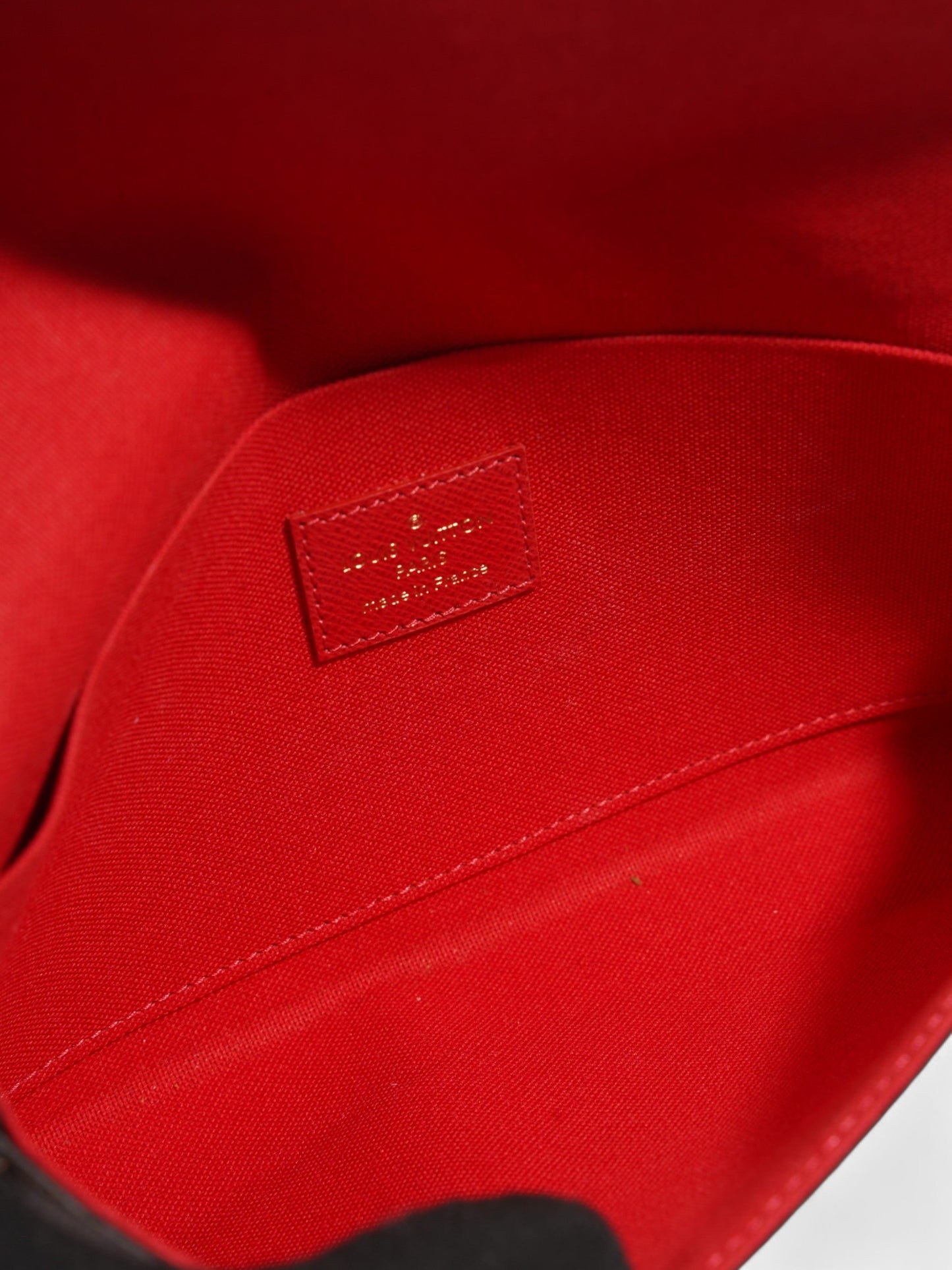Louis Vuitton Felicie Pochette Damier Ebene Coated Canvas
