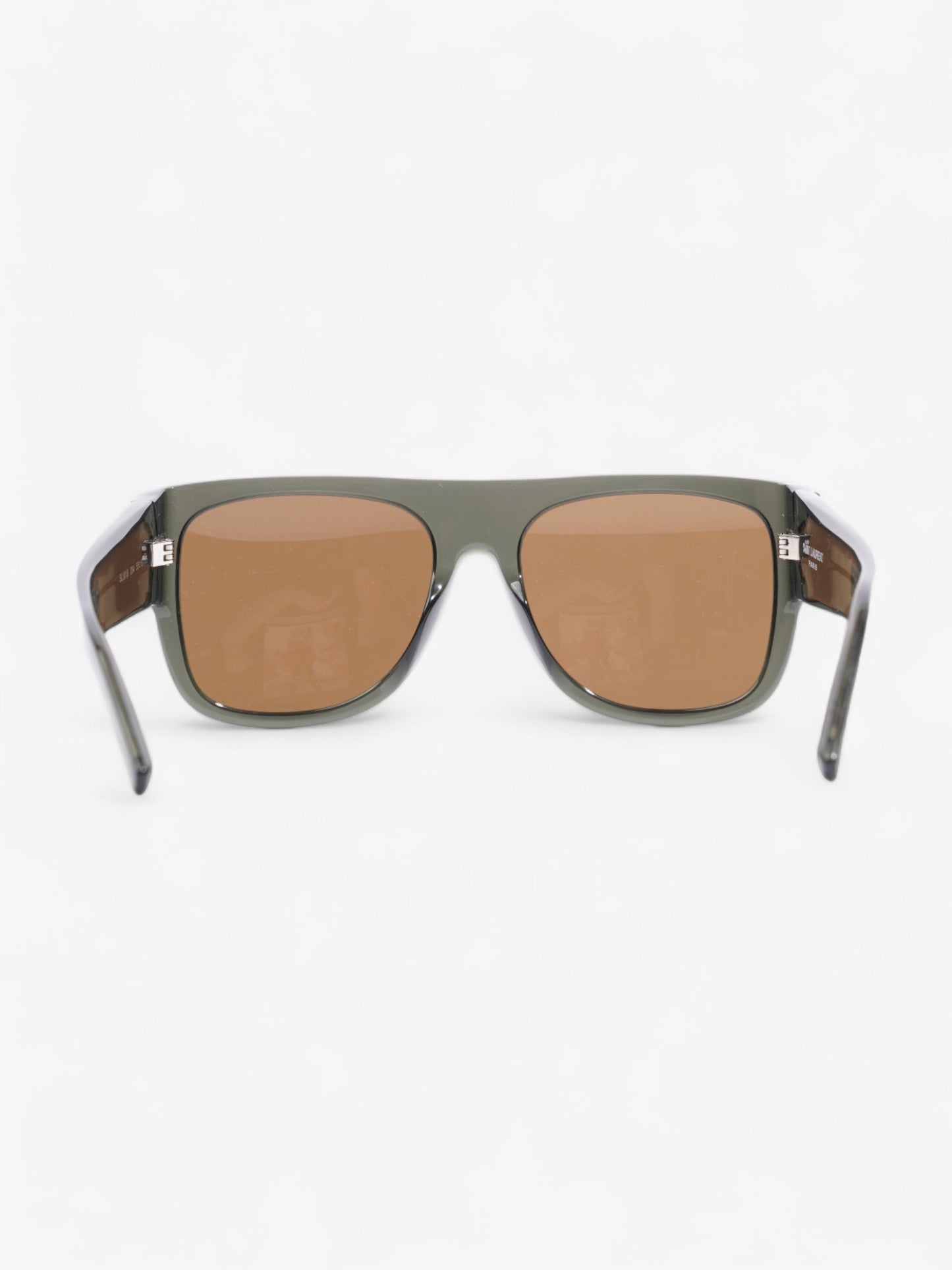 Saint Laurent SL M16 Sunglasses Olive Green Acetate 135mm
