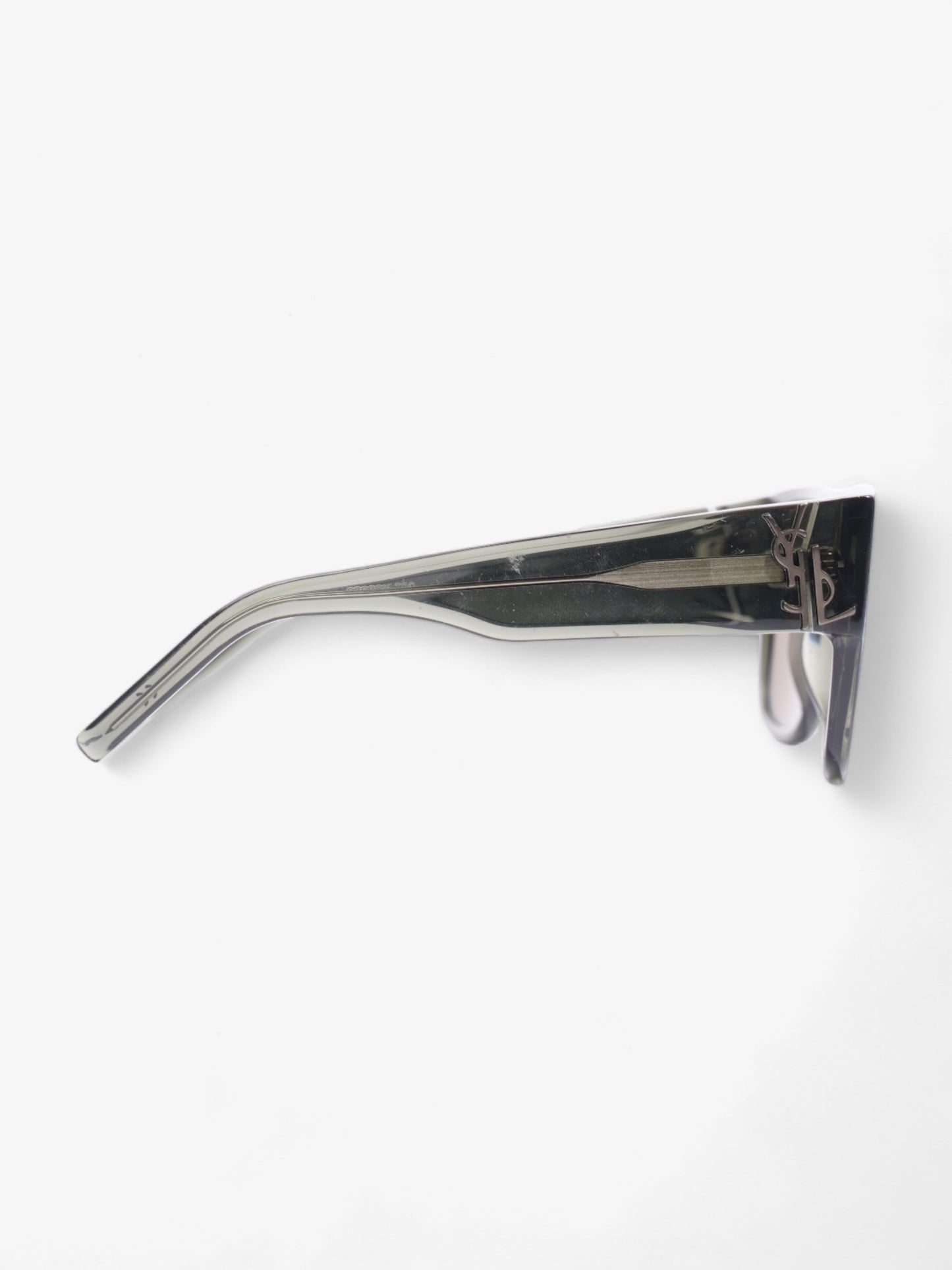 Saint Laurent SL M16 Sunglasses Olive Green Acetate 135mm