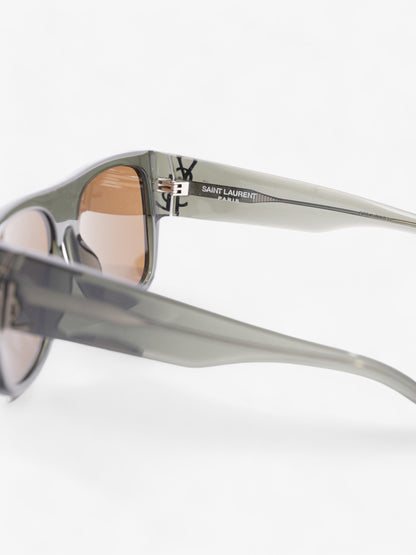 Saint Laurent SL M16 Sunglasses Olive Green Acetate 135mm