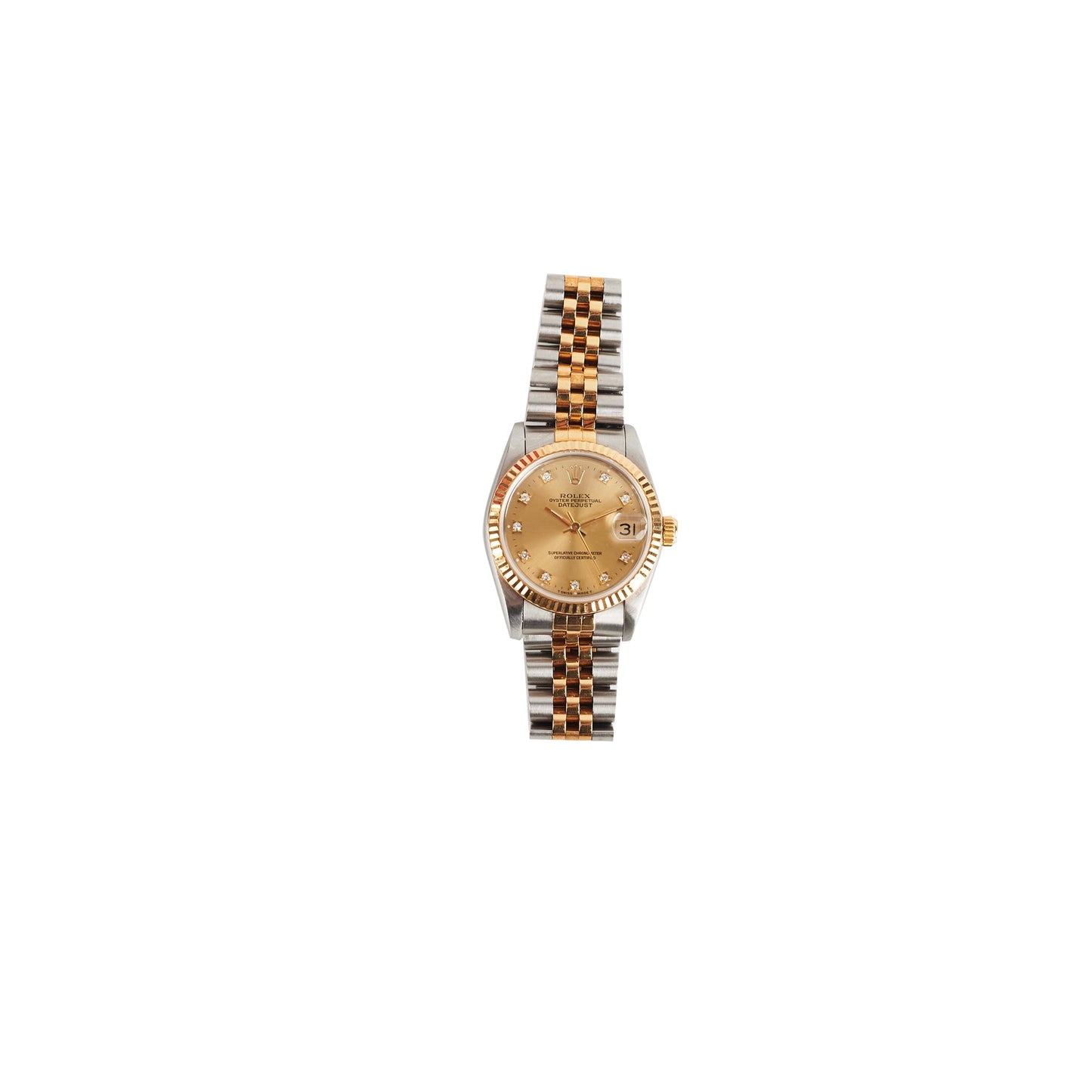 Rolex Datejust 31 Two Toned with Diamonds