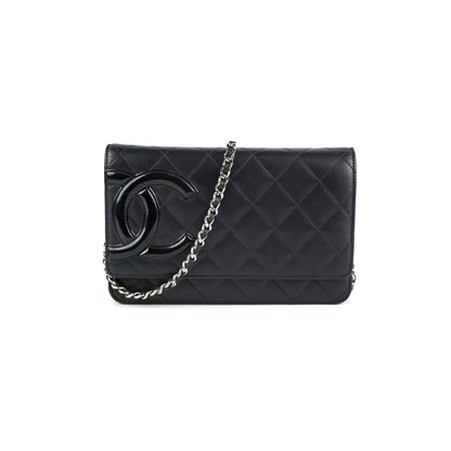 Chanel Wallet on Chain WOC Black