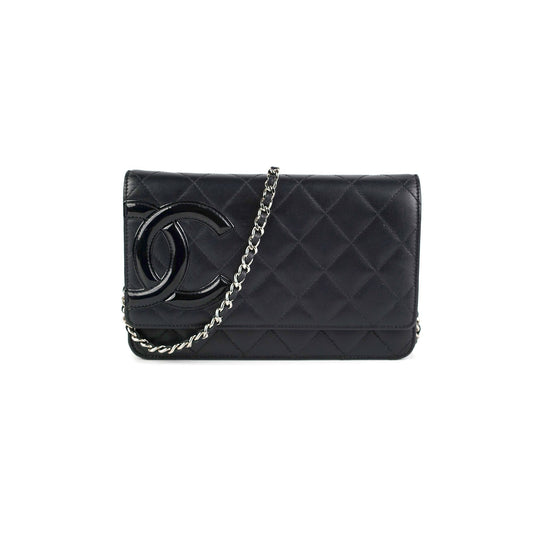 Chanel Wallet on Chain WOC Black