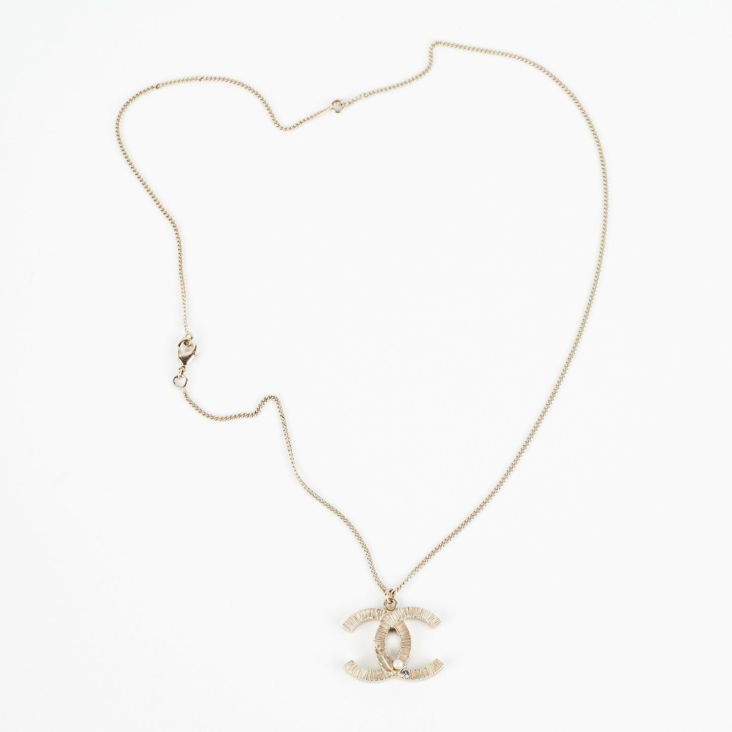 Chanel Coco Mark Logo Long Necklace Costume Jewellery (reversible)