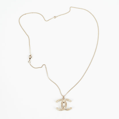 Chanel Coco Mark Logo Long Necklace Costume Jewellery (reversible)