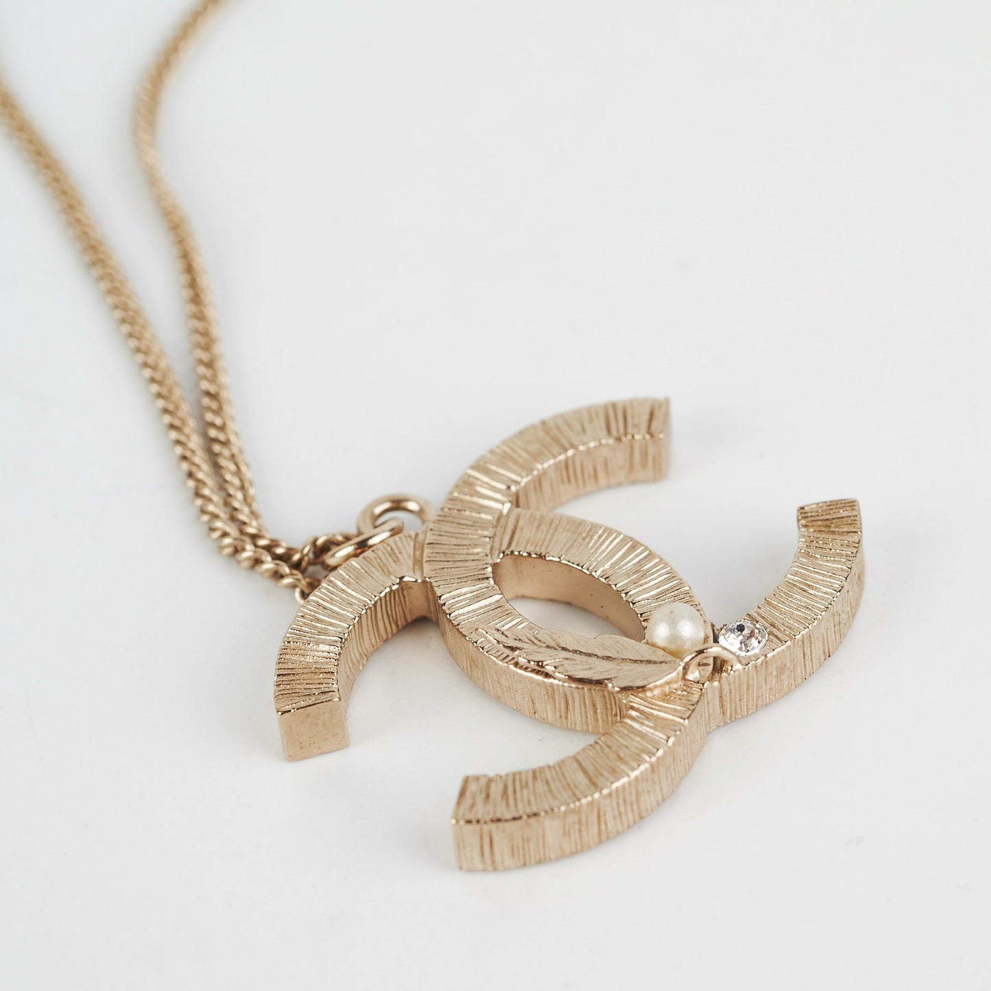 Chanel Coco Mark Logo Long Necklace Costume Jewellery (reversible)