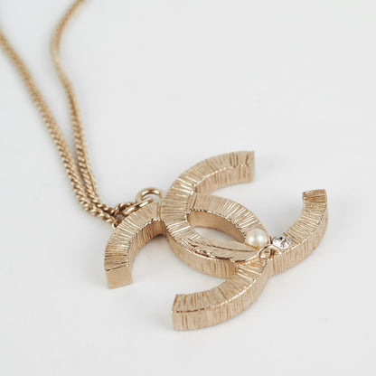Chanel Coco Mark Logo Long Necklace Costume Jewellery (reversible)