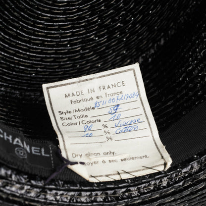 Chanel Black Vintage Hat
