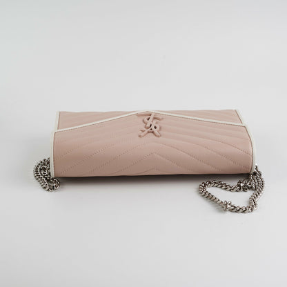Saint Laurent Envelope Pink Wallet On Chain WOC