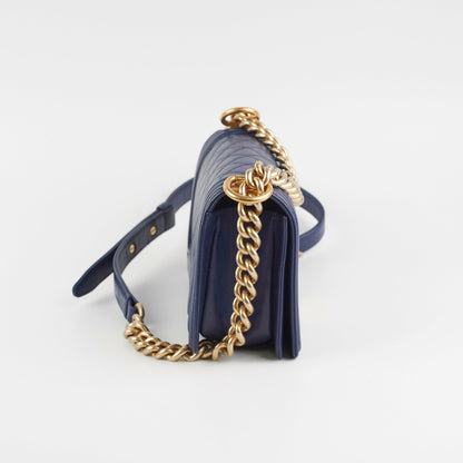 Chanel Boy Small Blue