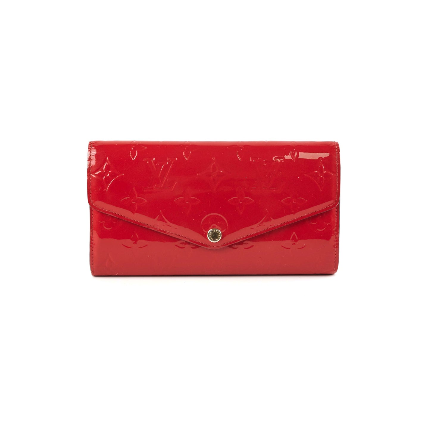 Louis Vuitton Long Wallet Patent Red