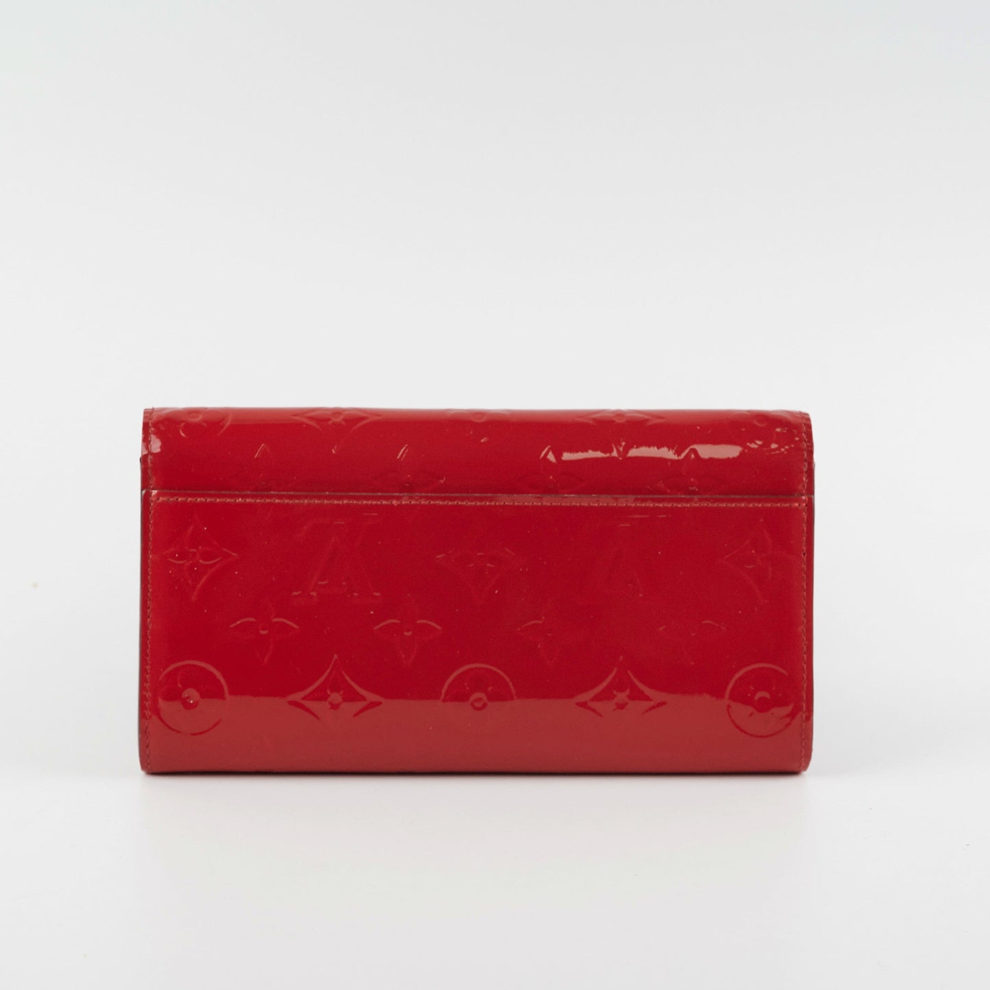 Louis Vuitton Long Wallet Patent Red