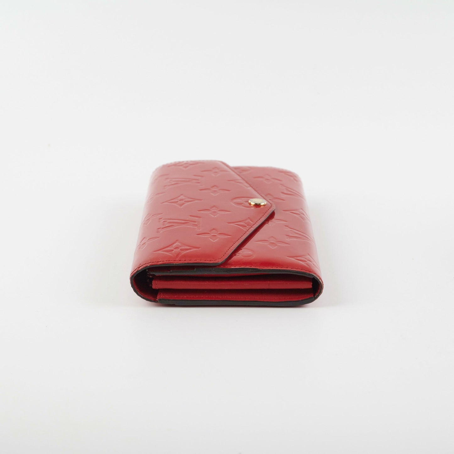Louis Vuitton Long Wallet Patent Red