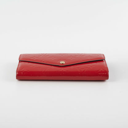 Louis Vuitton Long Wallet Patent Red