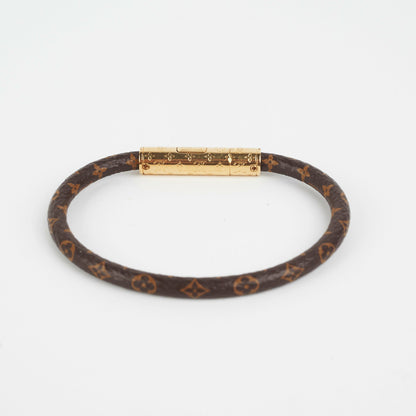 Louis Vuitton Monogram Confidential Bracelet Size 19