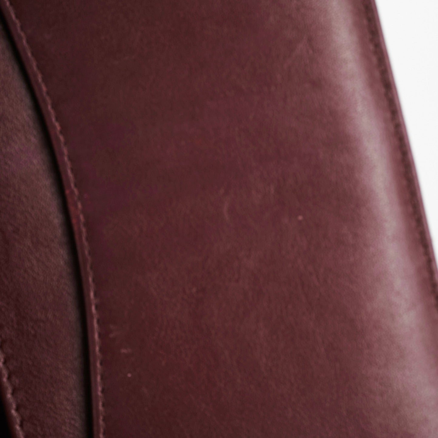 Chanel Long Wallet Patent Burgundy