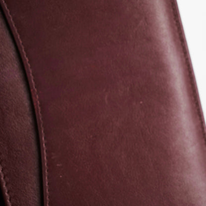 Chanel Long Wallet Patent Burgundy
