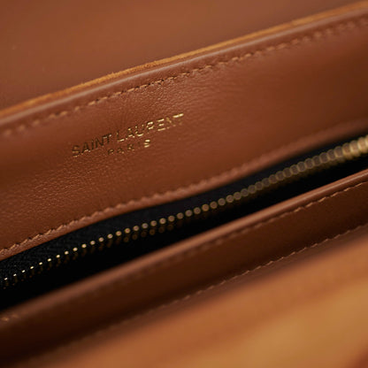 Saint Laurent Toy Lou Lou Suede Brown