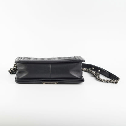 Chanel Boy Old Medium Black