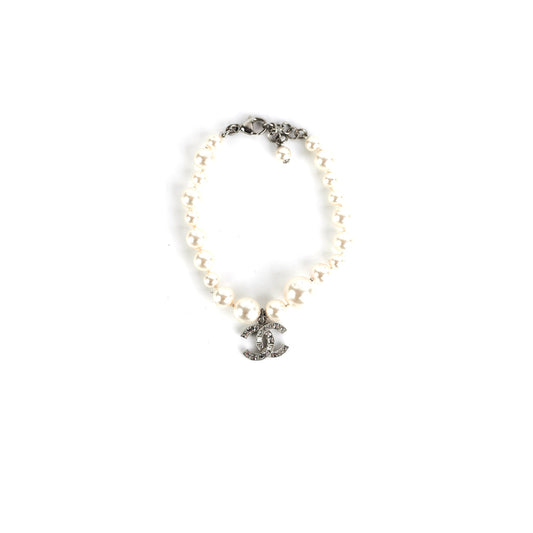 Chanel Pearl CC Bracelet (Costume Jewellery)