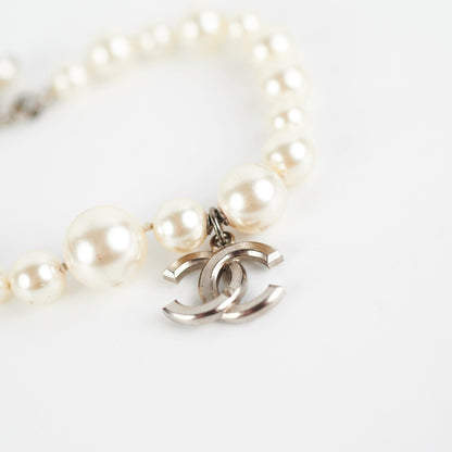 Chanel Pearl CC Bracelet (Costume Jewellery)