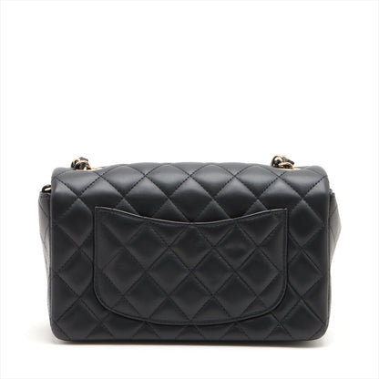 Chanel Mini Rectangular Lambskin Black Crossbody Bag (microchipped)