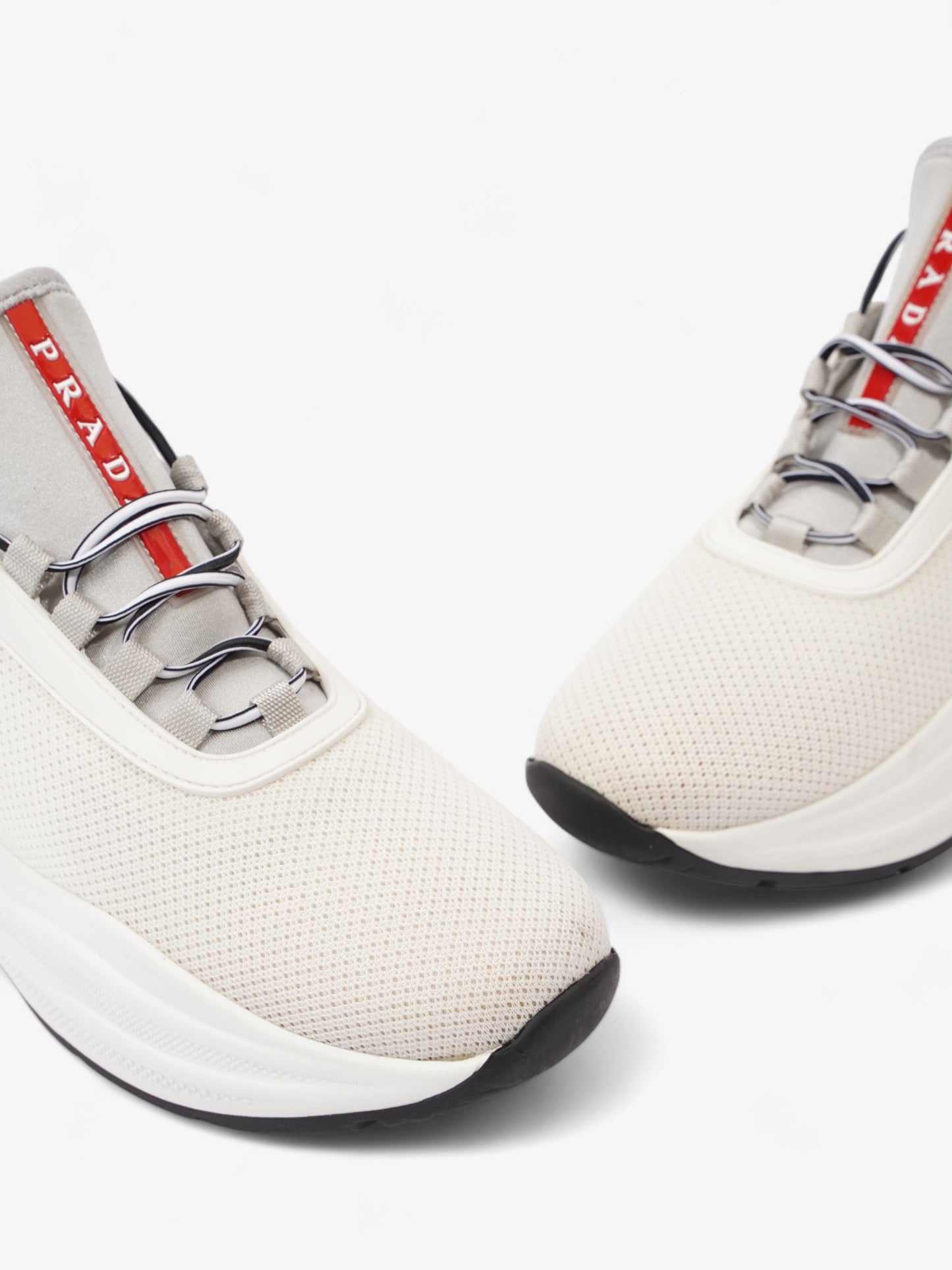 Prada Neoprene White / Grey Mesh EU 36.5 UK 3.5