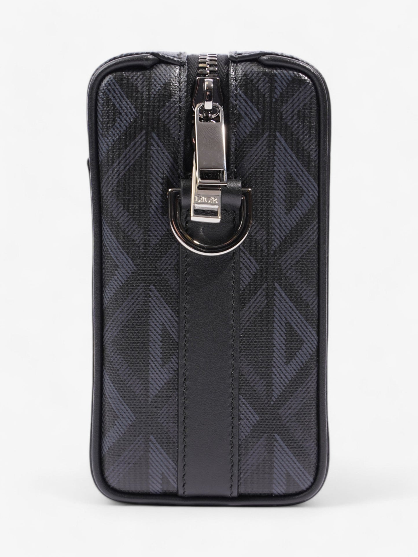 Christian Dior Lingot CD Diamond Bag Black / Navy Blue Canvas