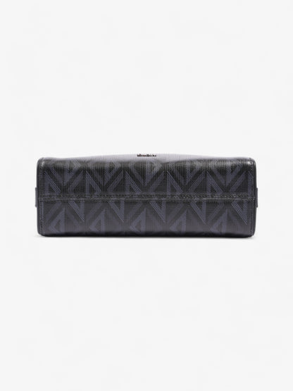 Christian Dior Lingot CD Diamond Bag Black / Navy Blue Canvas