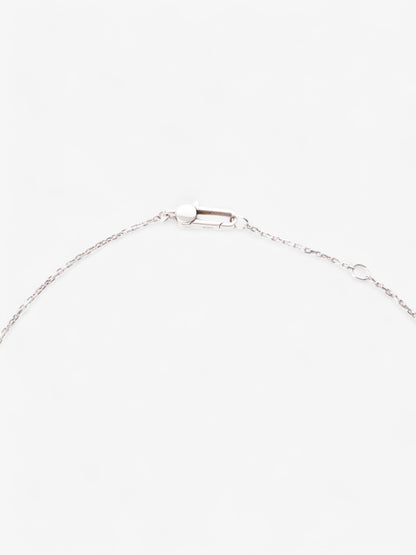 Gucci Trademark Heart Necklace Silver Silver Sterling