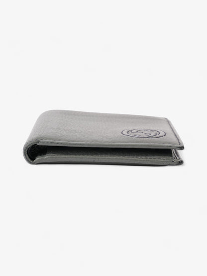 Gucci Soho Bifold Wallet with Interlocking G Grey Leather