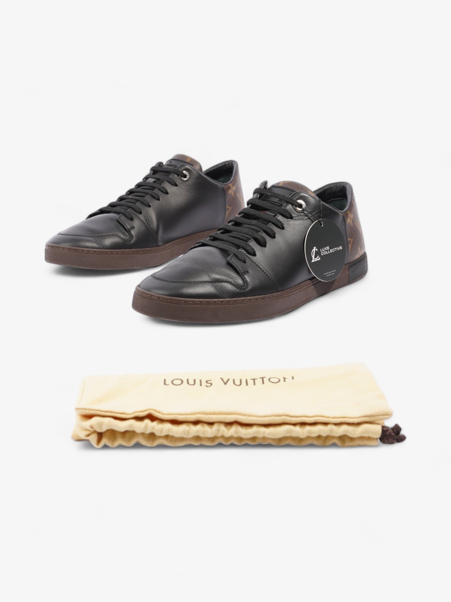Louis Vuitton Match Up Black / Monogram Leather EU 41 UK 8