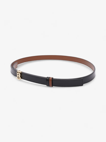 Burberry TB Reversible Belt Black / Brown Leather Medium - 123cm