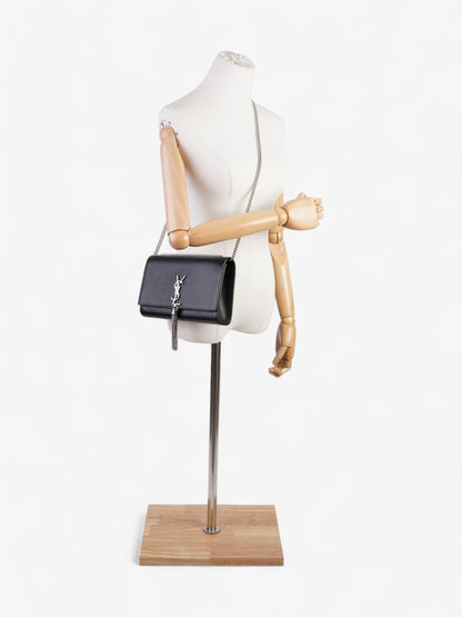 Saint Laurent Kate Tassel Black Calfskin Leather Medium