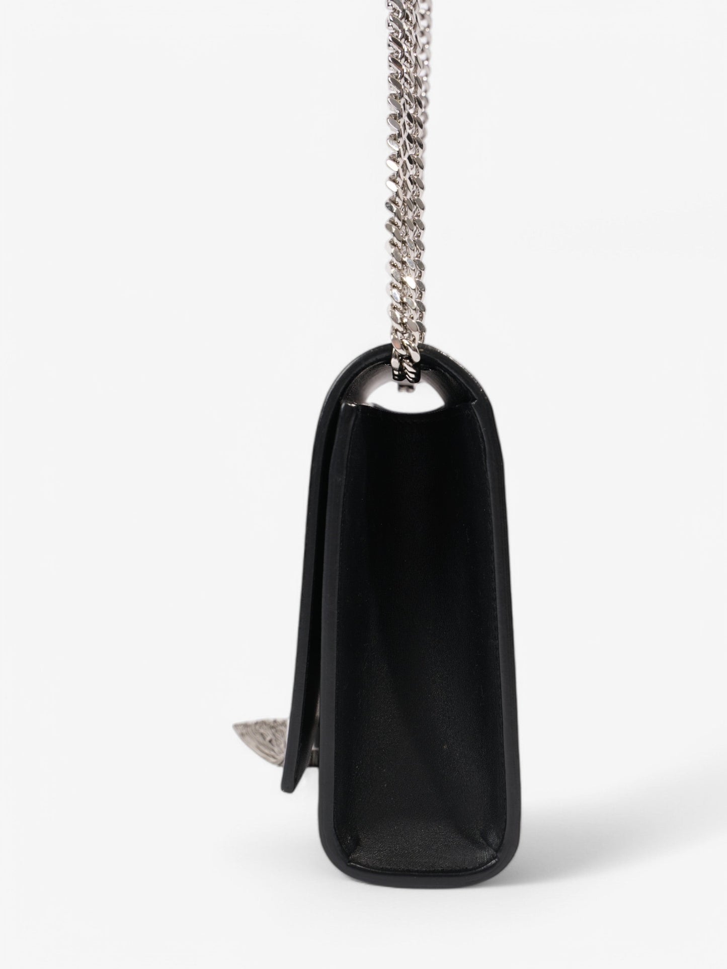 Saint Laurent Kate Tassel Black Calfskin Leather Medium