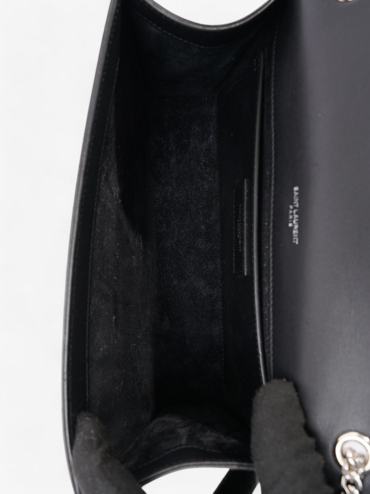 Saint Laurent Kate Tassel Black Calfskin Leather Medium