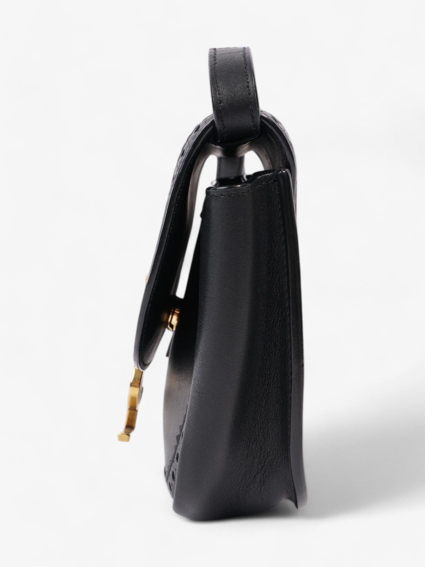 Saint Laurent Kaia Black Calfskin Leather Medium