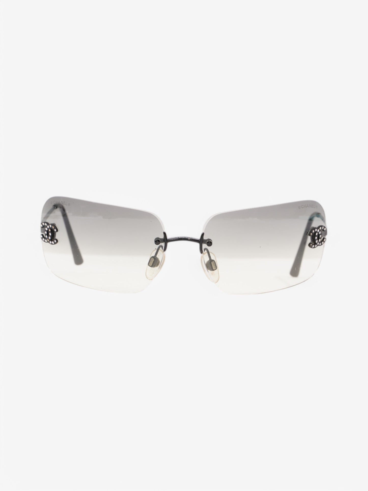 Chanel 4017-D Sunglasses Black Base Metal 120mm